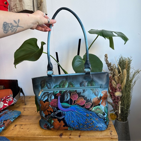 Biacci Hand-Painted Bag & Wallet Set - Picture 3 of 7